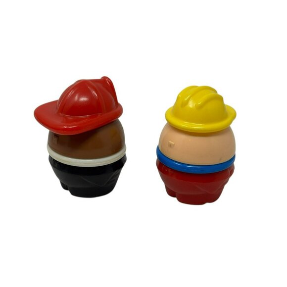 LITTLE TIKES Lot 4 Chunky Vehicles Toddle Tots Figures Tanker Dump Truck Car - Picture 11 of 13